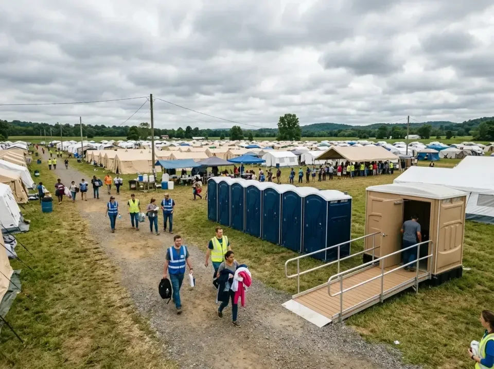 disaster-relief-camp-restrooms-010 — frequently asked questions, Dumpster & Portable Bathrooms Rental in Chesterland, OH